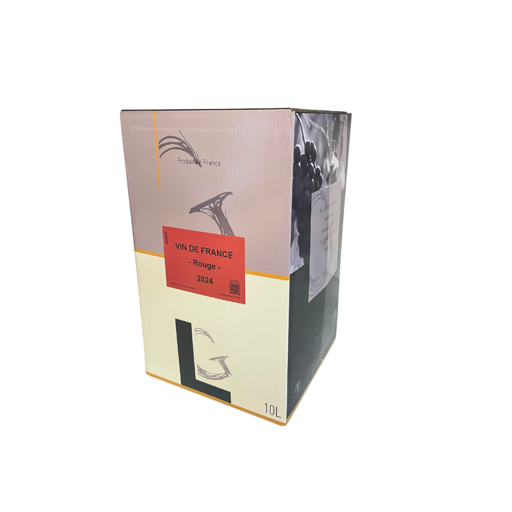 vin de france rouge 12° fontaine à vin 10 litres